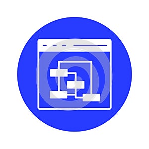 Algorithm Vector icon which can easily modify or edit .