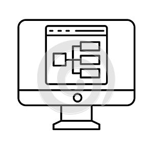 Algorithm Vector icon which can easily modify or edit .