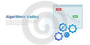 algorithmic trading robot transaction trade automation financial market software buy and sell stock online apps