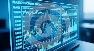 Algorithmic Trading Screen Display