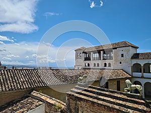 Alhambra Alcazaba Castle Towers Ruins Granada Andalusia Spain