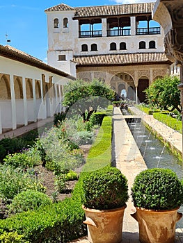 Alhambra Alcazaba Castle Towers Ruins Granada Andalusia Spain