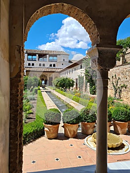 Alhambra Alcazaba Castle Towers Ruins Granada Andalusia Spain