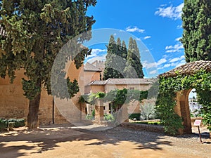 Alhambra Alcazaba Castle Towers Ruins Granada Andalusia Spain