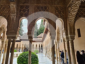 Alhambra Alcazaba Castle Towers Ruins Granada Andalusia Spain