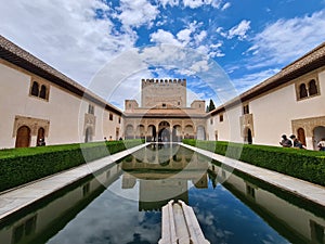 Alhambra Alcazaba Castle Towers Ruins Granada Andalusia Spain