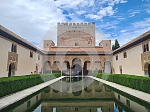 Alhambra Alcazaba Castle Towers Ruins Granada Andalusia Spain