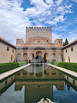 Alhambra Alcazaba Castle Towers Ruins Granada Andalusia Spain