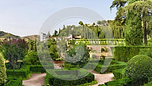 Alhambra castle gardens