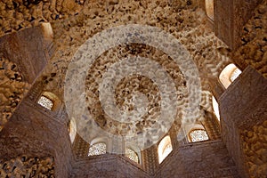 Alhambra castle, Nasrid palace. Spain.