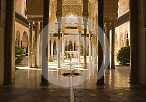 Alhambra Columns and Floor