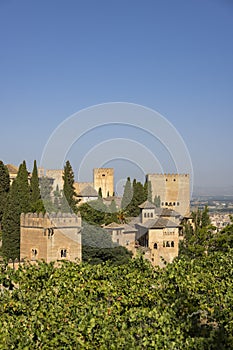 Alhambra, Generalife and Albayzin (Generalife y AlbaicÃ­n de Granada), UNESCO site, Granada, Andalusia, Spain