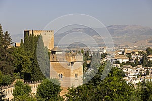 Alhambra, Generalife and Albayzin (Generalife y AlbaicÃÂ­n de Granada), UNESCO site, Granada, Andalusia, Spain photo