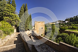 Alhambra, Generalife and Albayzin (Generalife y AlbaicÃÂ­n de Granada), UNESCO site, Granada, Andalusia, Spain photo