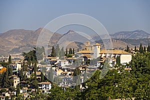 Alhambra, Generalife and Albayzin (Generalife y AlbaicÃÂ­n de Granada), UNESCO site, Granada, Andalusia, Spain photo