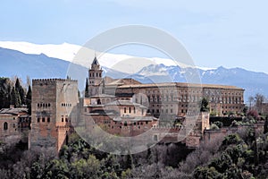 The Alhambra in Granada, AndalusiÃÂ«, Spain. photo
