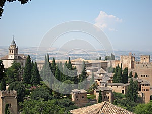 Alhambra at Granada, Spain