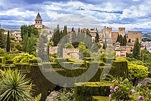Alhambra in Granada, Spain