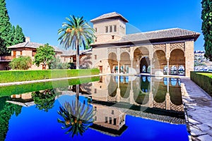 Alhambra of Granada, Spain.