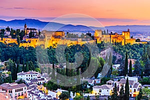 Alhambra of Granada, Spain photo