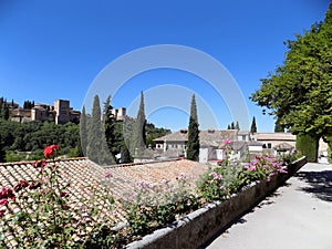 Alhambra from house of Chapiz-Granada photo