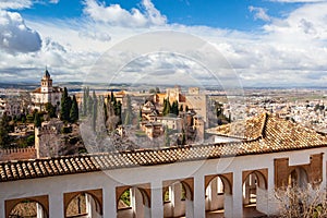 The Alhambra is a palace and fortress complex located in Granada, Andalusia, Spain