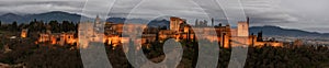 Alhambra palace in Granada, Andalucia, Spain