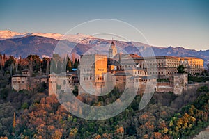 Alhambra palace, Granada, Spain