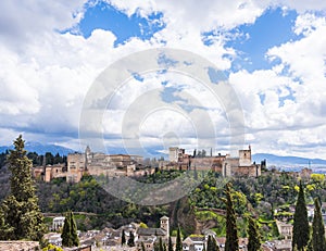 Alhambra panoramic view photo