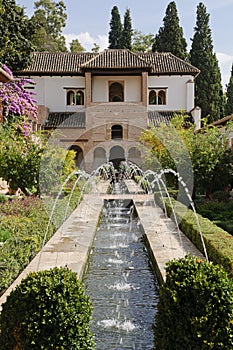 Alhambra - Patio de la Acequia in the Generalife photo