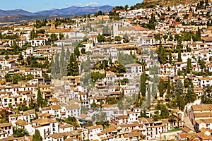 Alhambra White Buildings Albaicin Carrera Del Darron Granada Spain photo