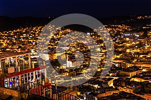 Alhondiga de Granaditas Overlook Night Guanajuato Mexico