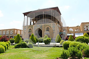 Ali Qapu Palace in Naqsh-e Jahan Square, Isfahan, Iran