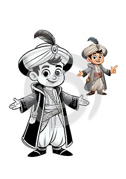 Alibaba character illustration photo