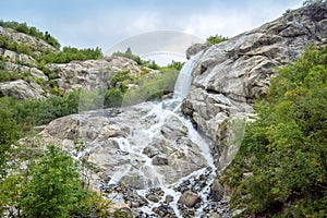 Alibek Falls, Karachay-Cherkessia, Russia, 11.09.2021