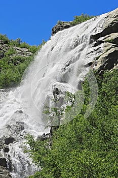 Alibek waterfall. Dombay