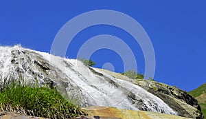 Alibek Waterfall. Dombay Mountains. The Northern Caucas landscapes photo
