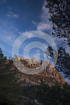 Alicante mountains, Puig Campana photo