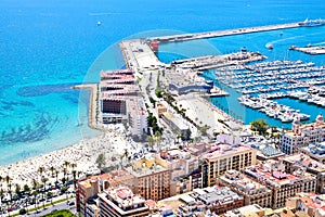 Alicante, Spain, aerial view photo