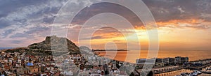 Alicante sunrise photo