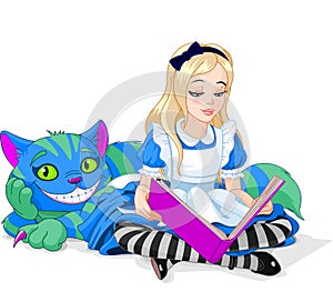 Alice and Cheshire Cat