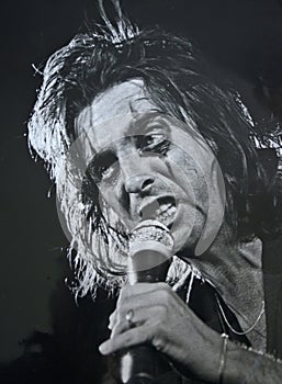 Alice Cooper, performing in Melbourne during his concert