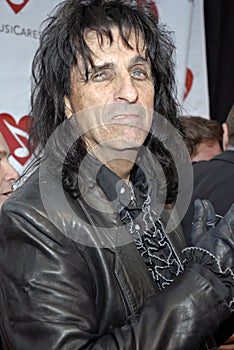 Alice Cooper on the red carpet.