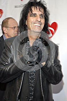 Alice Cooper on the red carpet.