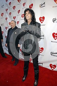 Alice Cooper on the red carpet.