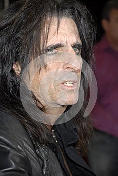 Alice Cooper on the red carpet