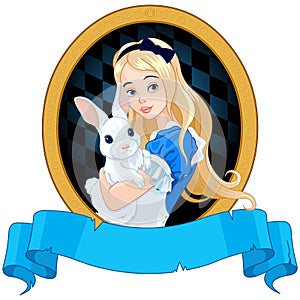 Alice with White Rabbit