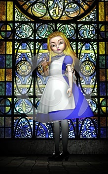 Alice in wonderland doll