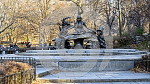 `Alice in Wonderland` by Jose de Creeft in Central Park, New York City
