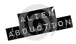 Alien Abduction rubber stamp